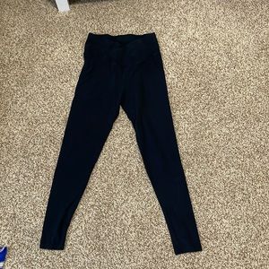 shein black crossover leggings